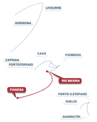 Ligne Rio Marina - Pianosa - Rio Marina Ligne Rio Marina - Pianosa - Rio Marina